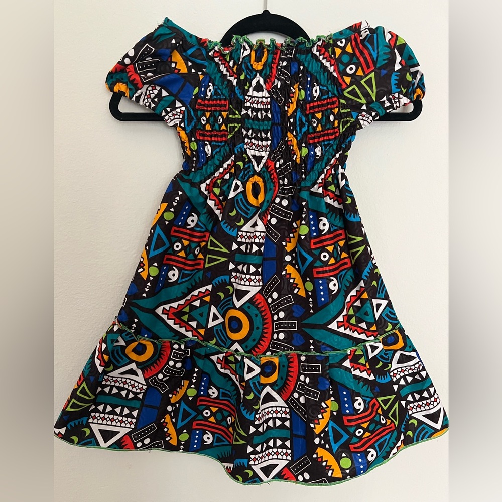 Hand made African print dress